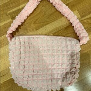 Laneige pink shoulder bag